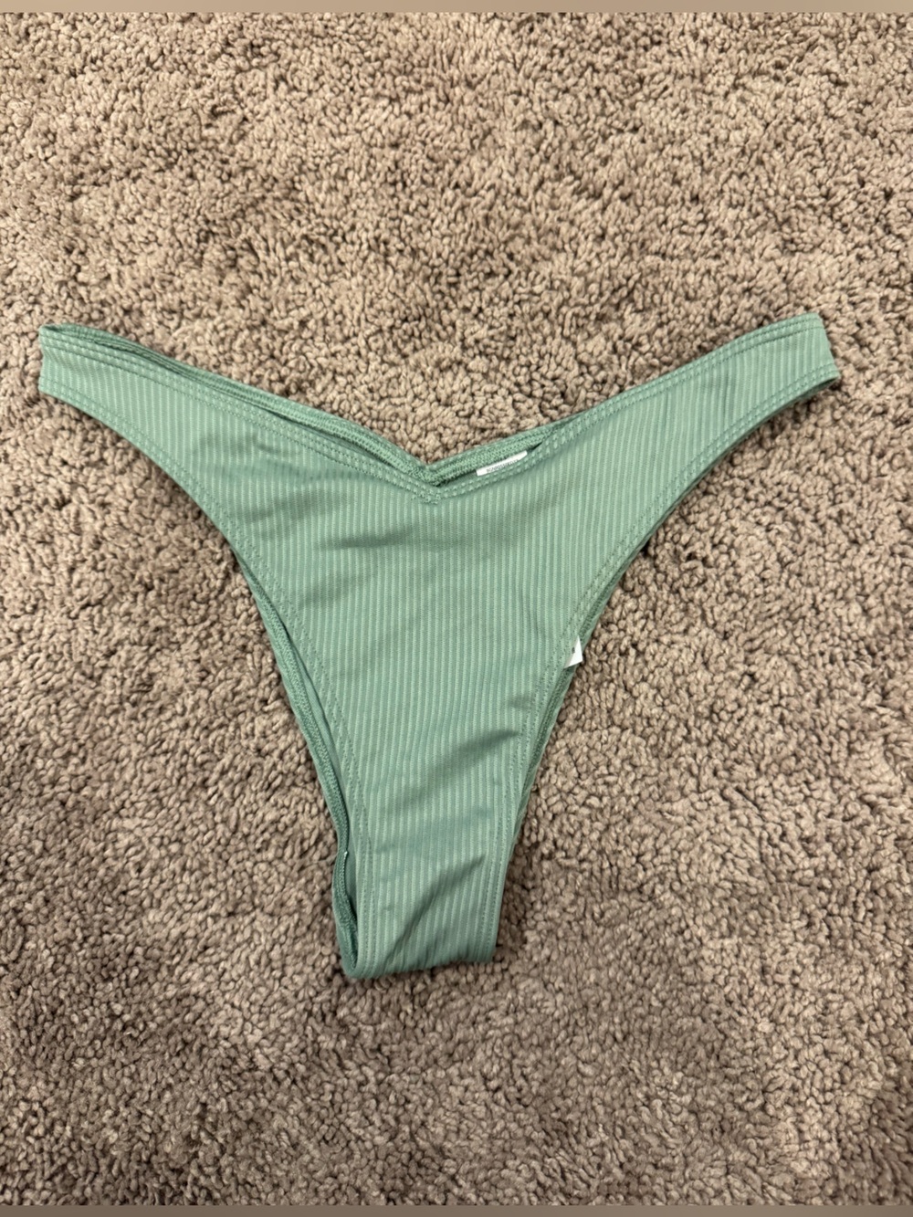 Sage green bikini bottom